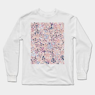 MOTAS - Spots, Dot, Coral, Pink, Blue Dots Long Sleeve T-Shirt